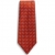 Bocara  Orange - Blue - White silk neck tie 