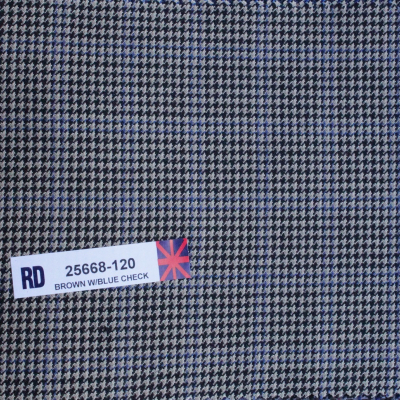 Real Clothes Sport Coat Brown Blue Check REG. price $850 Sale Price $650