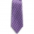 Bocara Purple - Navy - Silver silk neck tie