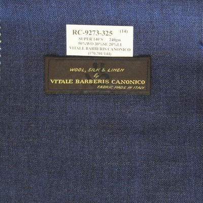 Vitale Barberis Canonico Jacket - Blue Texture