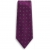  Bocara  Purple - Black silk neck tie 